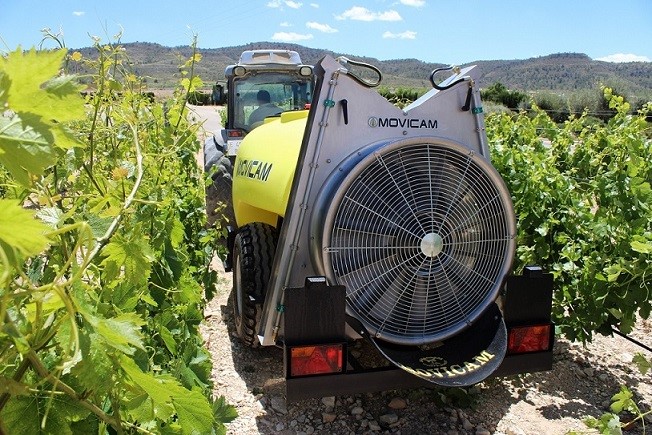 Atomizador para fumigación en frutales