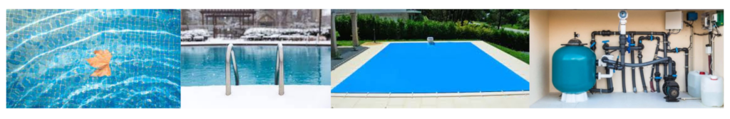 El invierno y la piscina