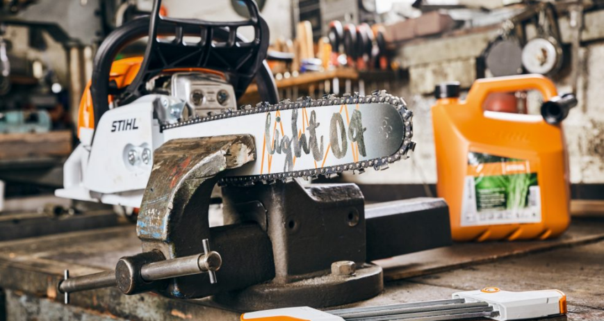 Afilado cadena motosierra