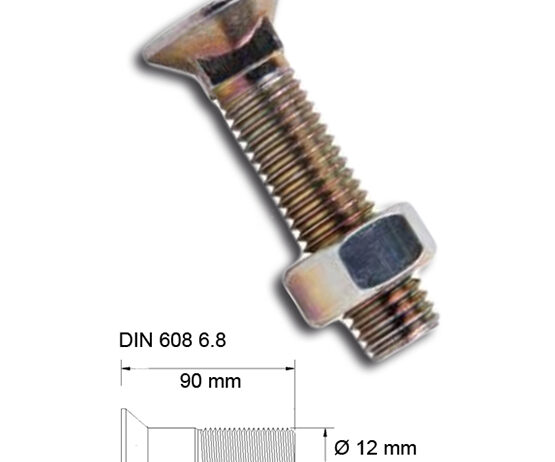 Tornillo reja 12x090 Tornillos de reja, brida de amarre y muelles: elementos clave del arado y su correcto montaje
