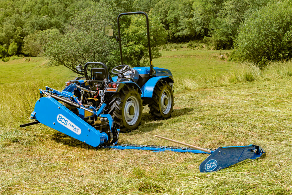 Segadora duplex para tractor bcs