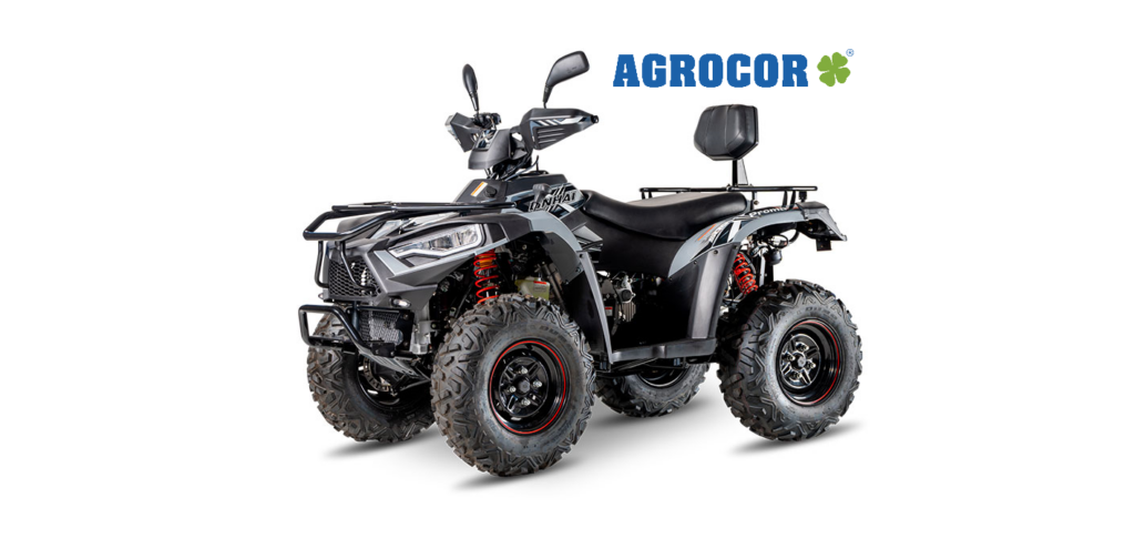 ATV UTV quad aplicado al olivar para recoger fardos