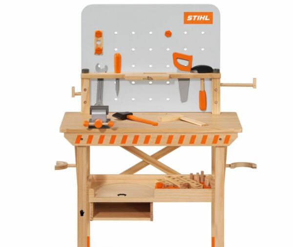 Banco de trabajo para niños madera con juguete