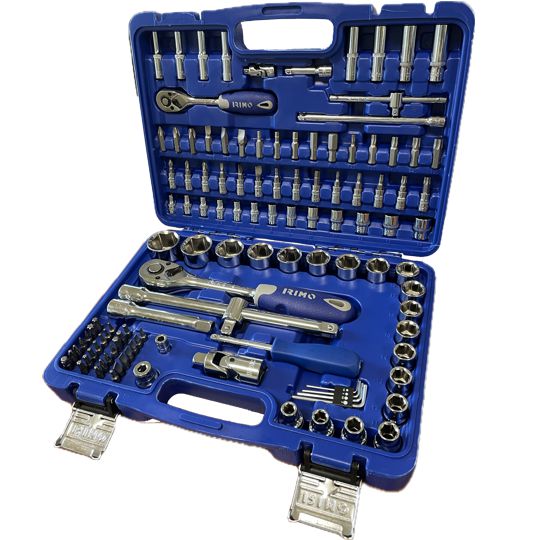 Juego llaves de vaso 1/4 y 1/2 115 piezas IRIMO