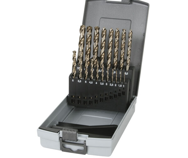 Juego brocas metal HSS-CO 19 Und Profesional RATIO