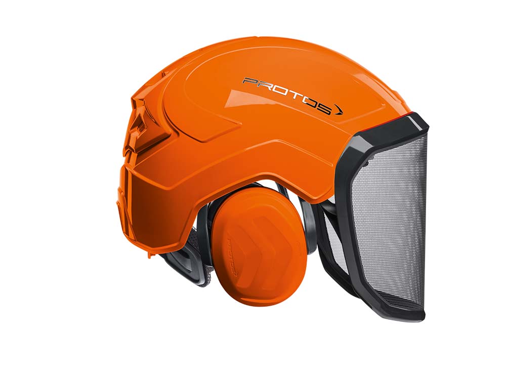 Casco PROTOS integral FOREST - NARANJA