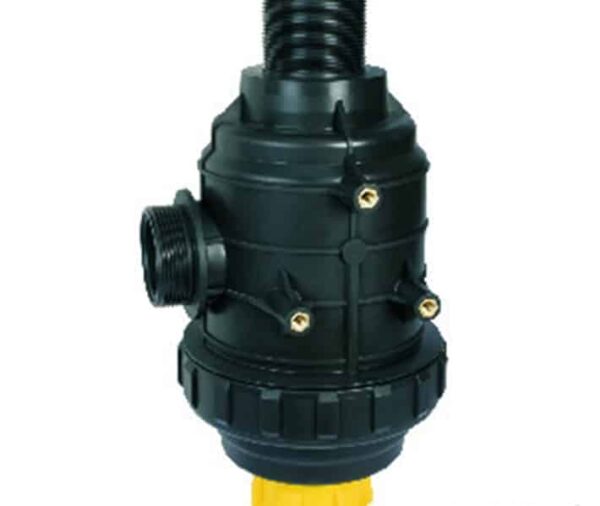 Filtro aspiración 316 con válvula para fumigación Filtro aspiración 220l/m 2" 50mesh con válvula