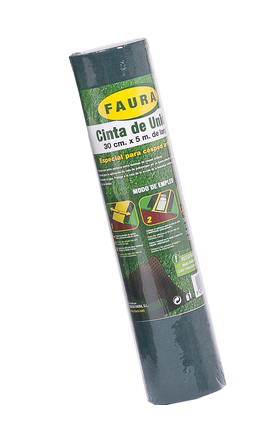 Cinta union cesped 30 cm x 30m.