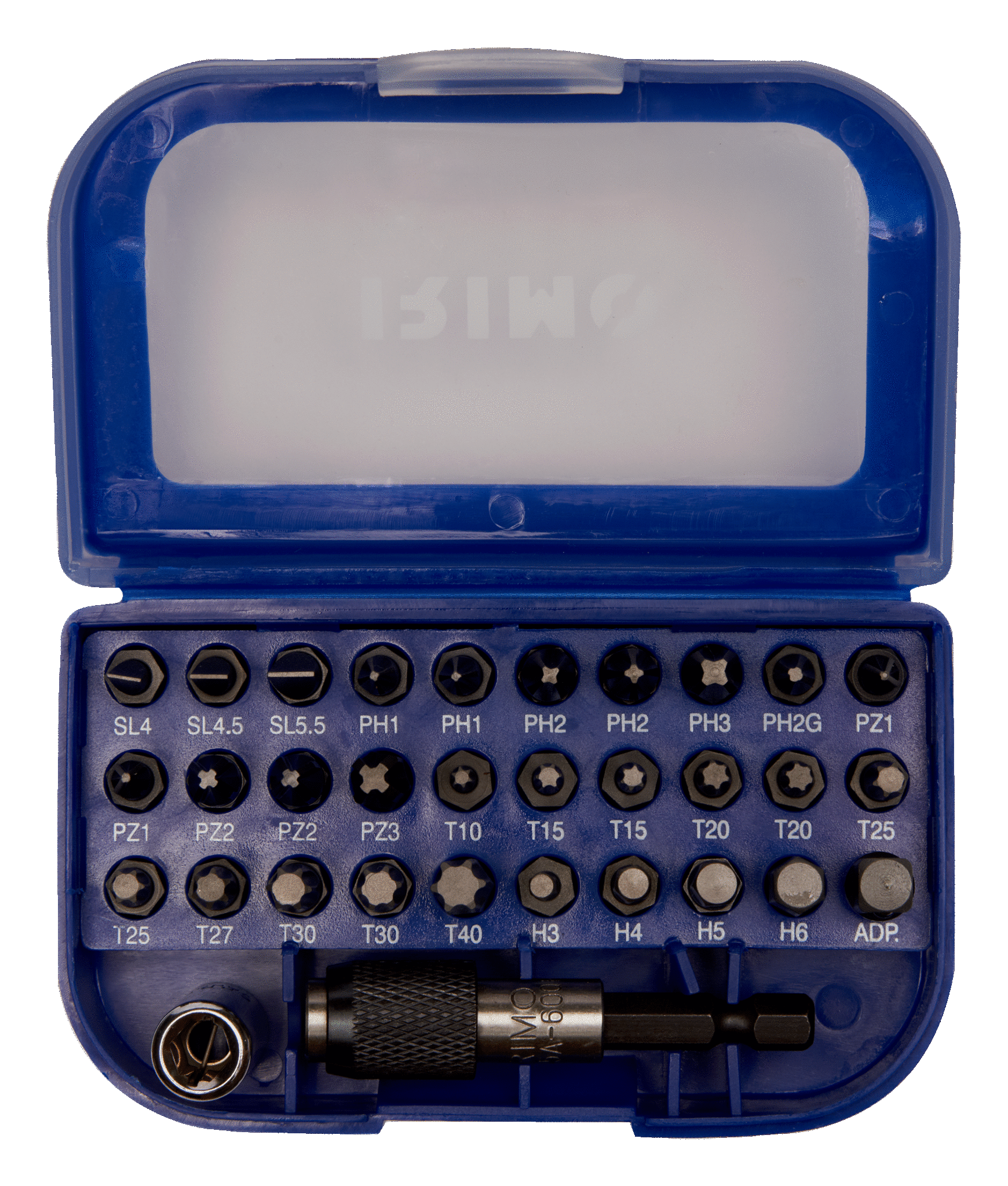 Juego puntas 1/4'' portapuntas magnético, 32 pieza