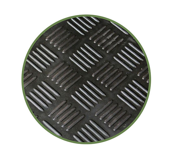 Plancha goma pavim. caucho checker 1,5 m 3 mm (m2)