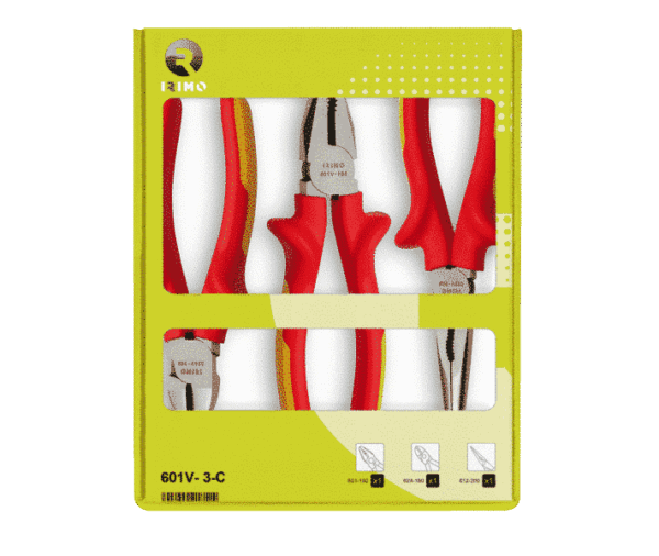 Juego 3 alicates aislados 1000v