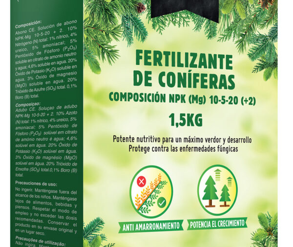 Fertilizante Coniferas caja 1.5 kg