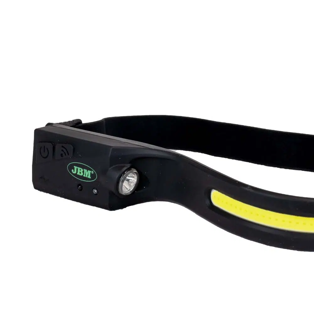 Portatil de luz frontal COB 350 lm + 90 lm