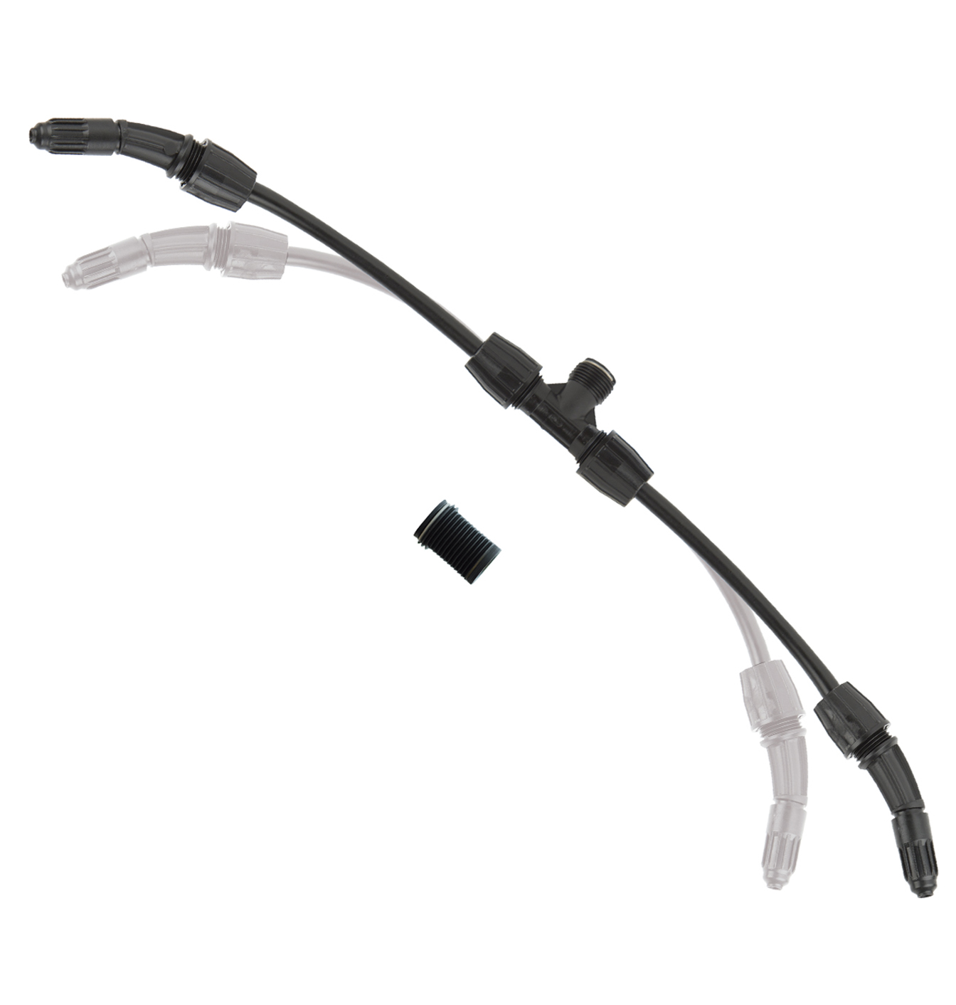 Doble boquilla flexible