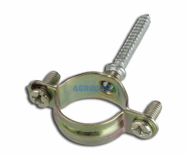 Abrazadera cofil con tirafondo ø 25mm x 6mm