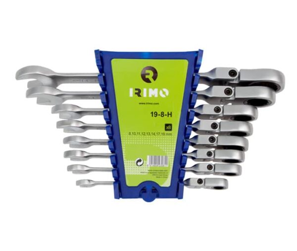 Juego llave combinadas carraca 8 piezas IRIMO