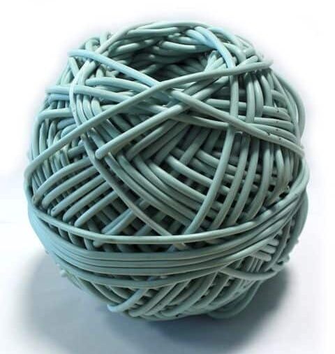 Ovillo cordon pvc ø 3,5 mm. (1 kg)