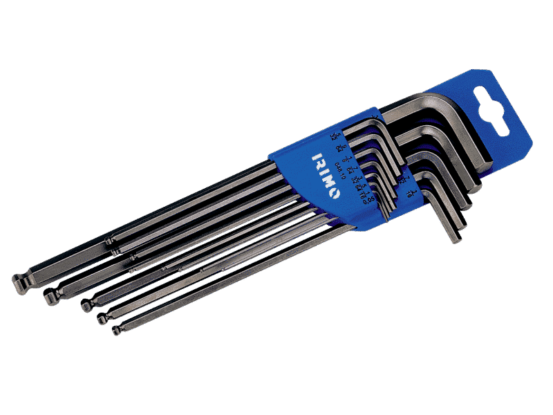 Juego llaves hexagonal bola 13 piezas pulg IRIMO