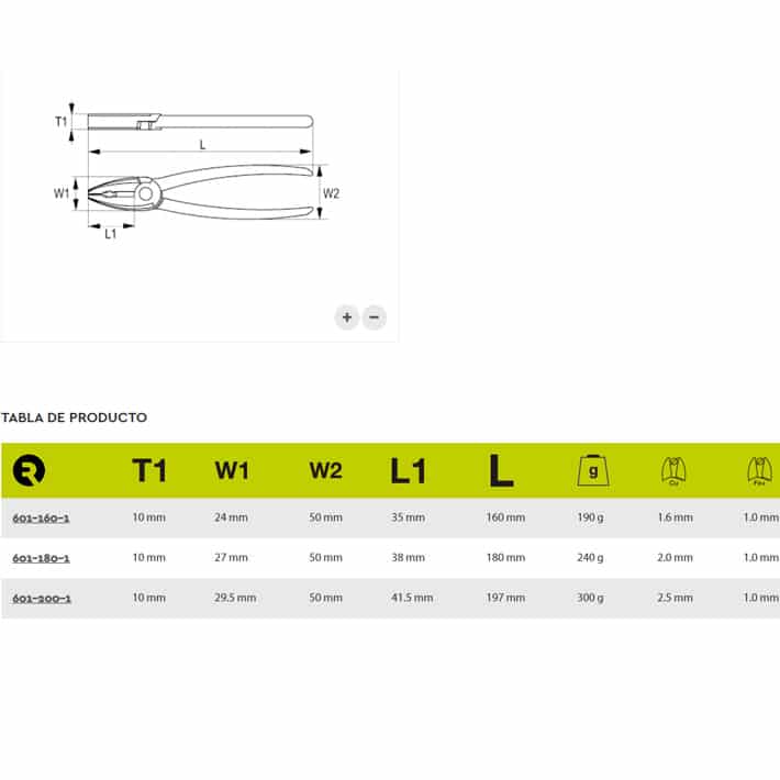 Alicate universal 180 mm IRIMO - Imagen 2