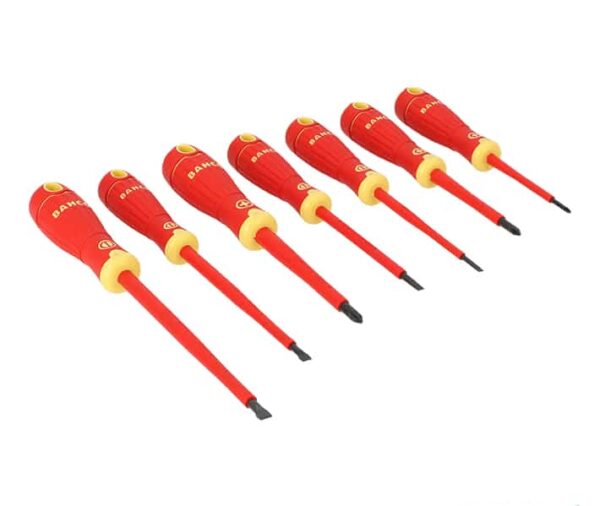 Juego destornilladores aislados VDE BahcoFit 7 und
