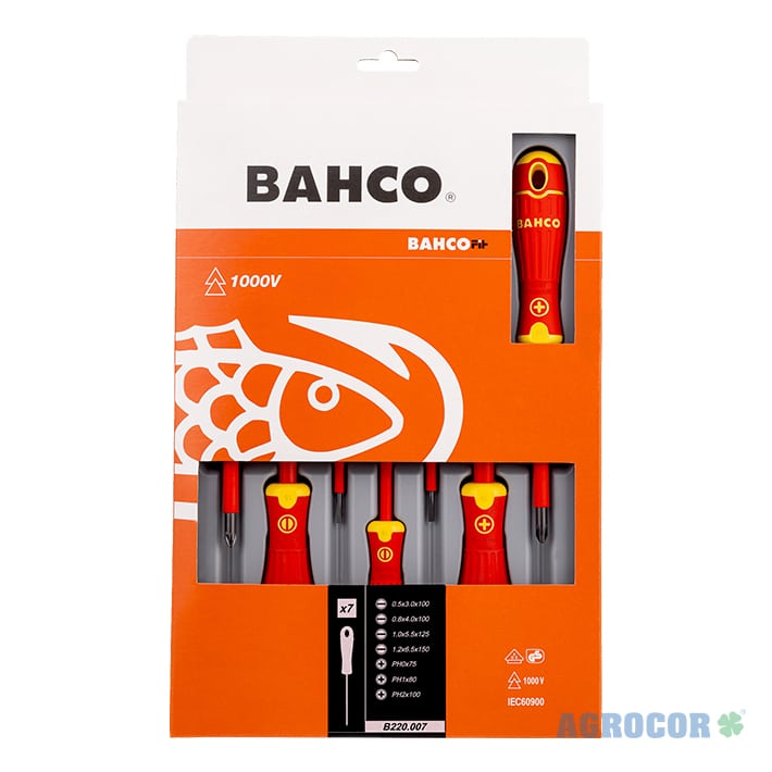 Juego destornilladores aislados VDE BahcoFit 7 und - Imagen 2