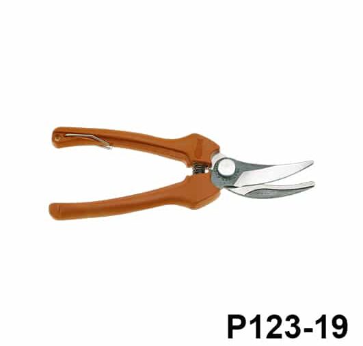 Tijera vendimia P123 hoja curva (ø 10mm) BAHCO