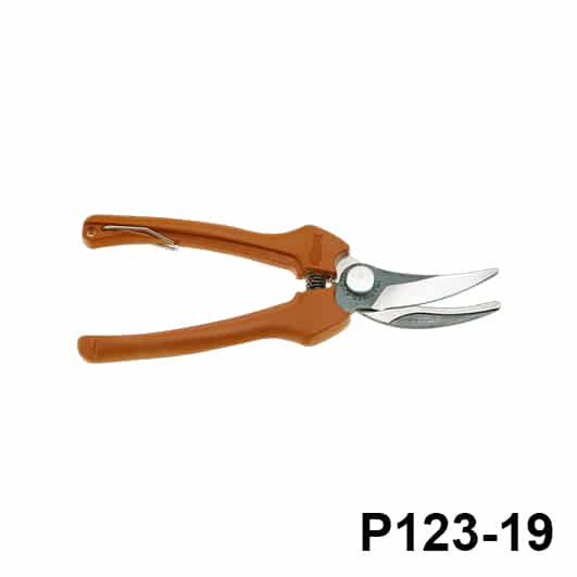 Tijera vendimia P123 hoja curva (ø 10mm) BAHCO