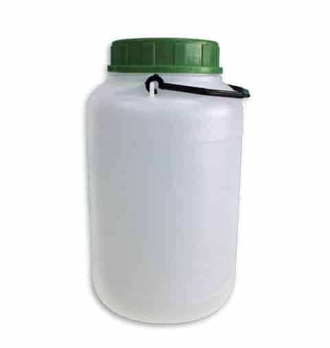 Bidon cilindrico 5l ø 100 con tapa verde