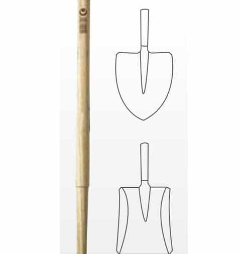 Mango pala (muleta) ø 33 mm. x 720 mm.