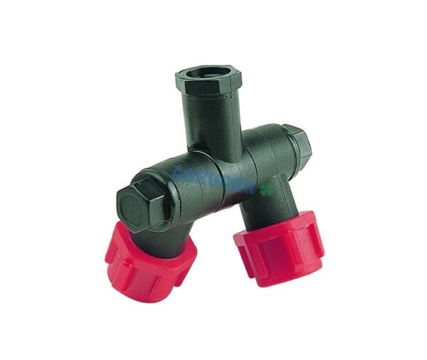 Portaboquilla articul. plast. 3/8 doble