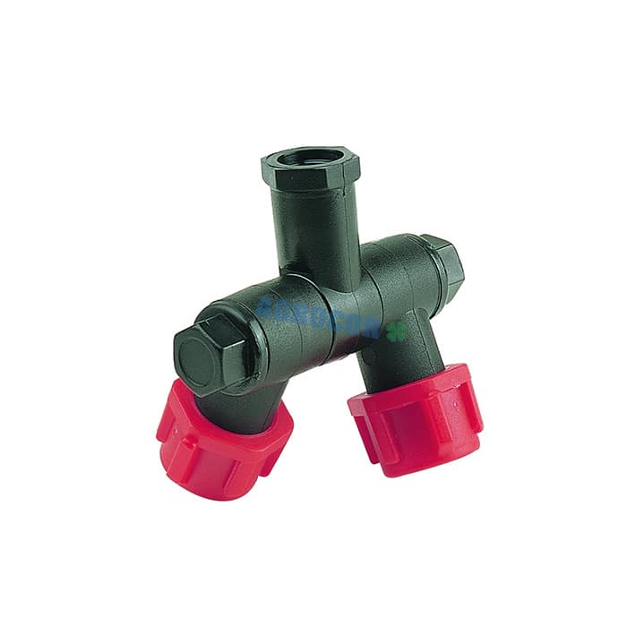 Portaboquilla articul. plast. 3/8 doble