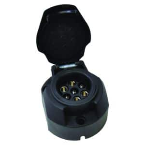 Enchufe de pvc de 7 pines