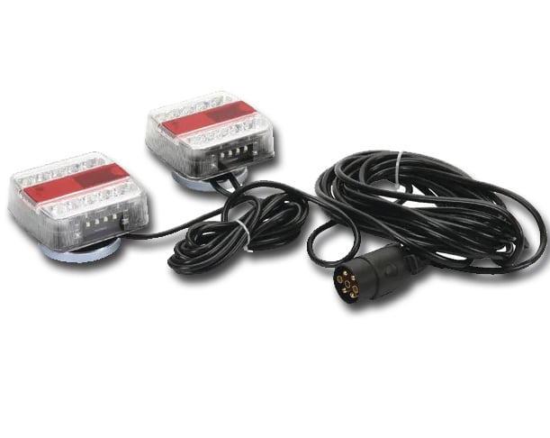 Set de luces LED 12V magnéticas 7.5m cable Kit luces led 12v magnéticas señalización 7,5m cab