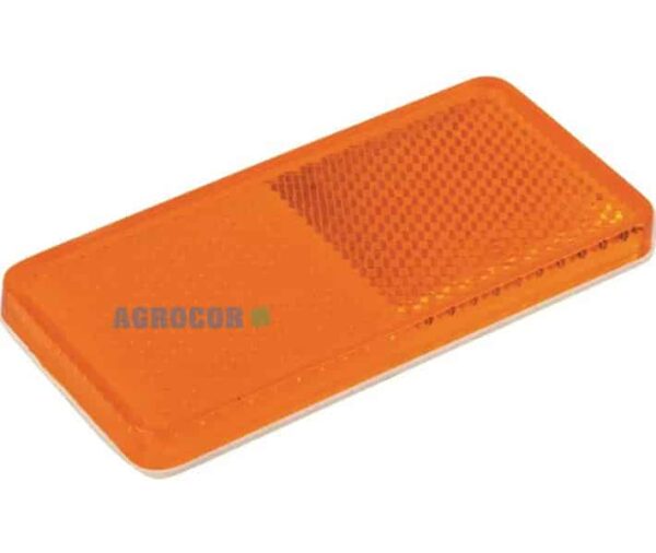 Reflector naranja 94x44mm autoadhesivo