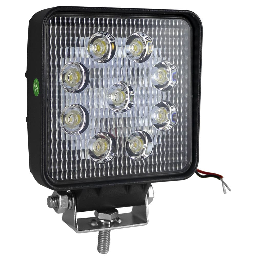 Faro de trabajo cuadrado led 1800 lm x9 led 27w - Imagen 2
