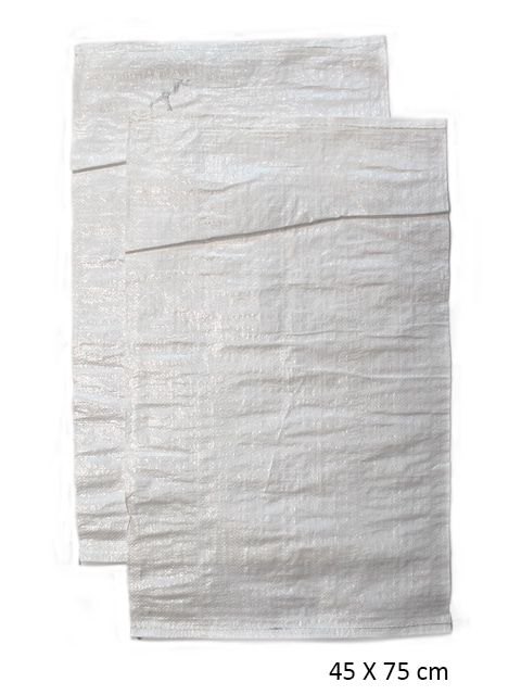 Saco rafia blanco (45x75)