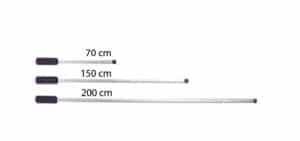 Mazo vibrador 100 cm (aluminio + caucho) - Imagen 2