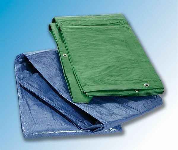 Toldo 3x5m. 80g/m2 reforz. ojales azul