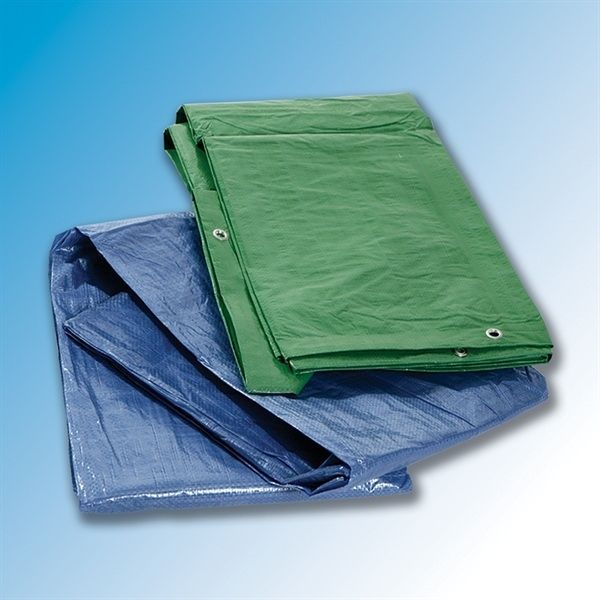 Toldo 3x5m. 80g/m2 reforz. ojales azul