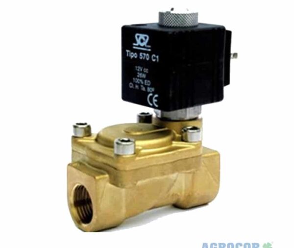 Electrovalvula membrana 40 bar ½'' 12 V M.2020