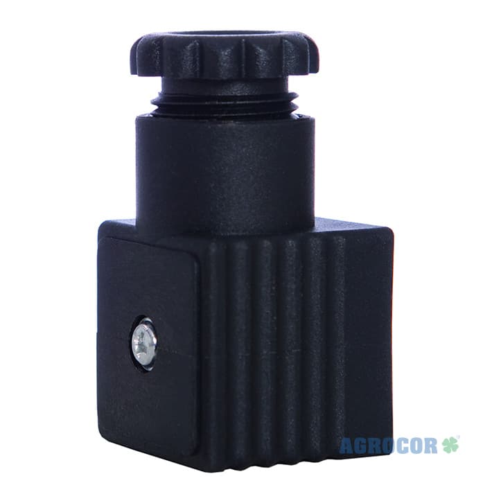 Conector bobina T30 2 polos + tierra