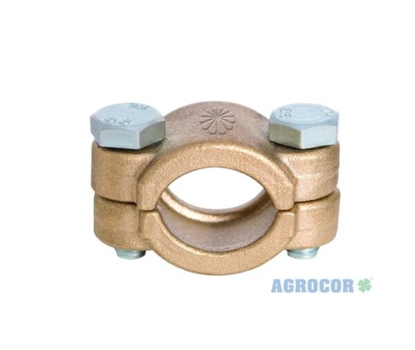 Abrazadera dos piezas 19 mm.