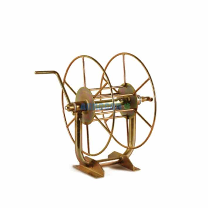 Enrollador manguera 50 m con racord y soporte