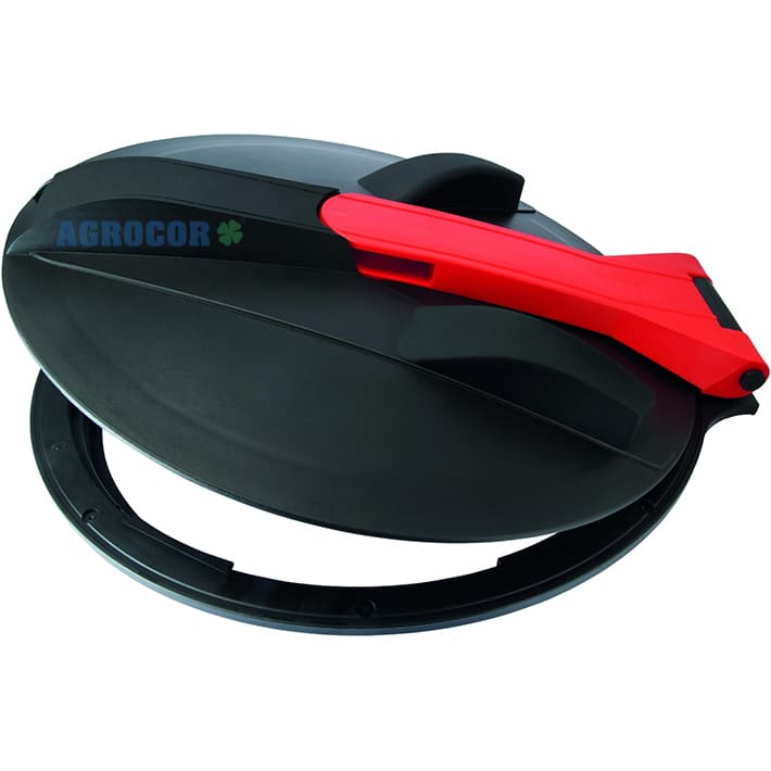 Tapa abatible de 462 mm con válvula