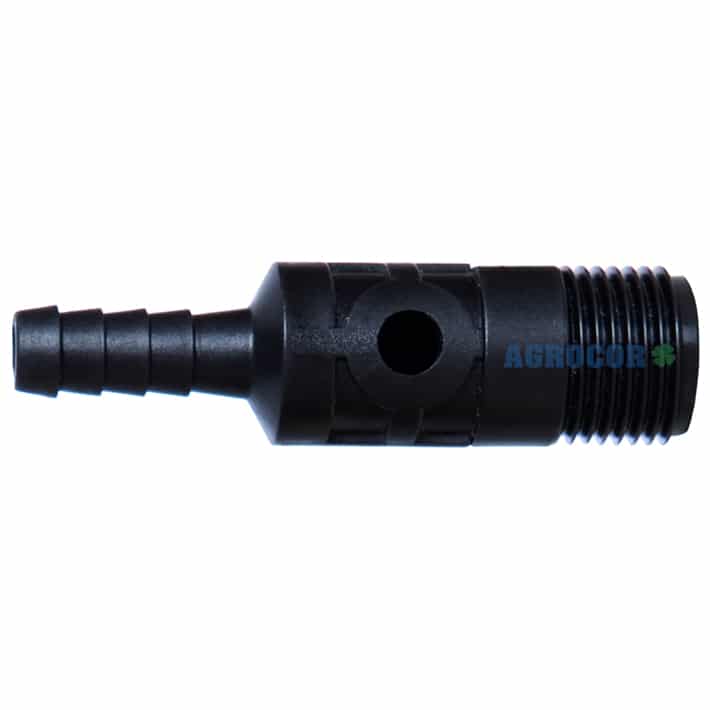 Portagoma para barra una salida ø 10 mm r 1/2m