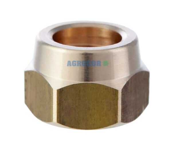 Tuerca hexagonal laton 3/8''