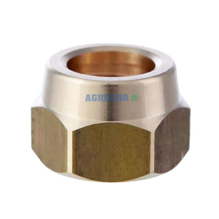 Tuerca hexagonal laton 3/8''