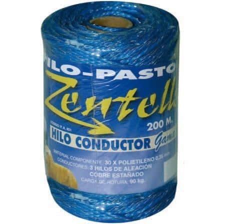 Bobina hilo conductor azul 3 hilos