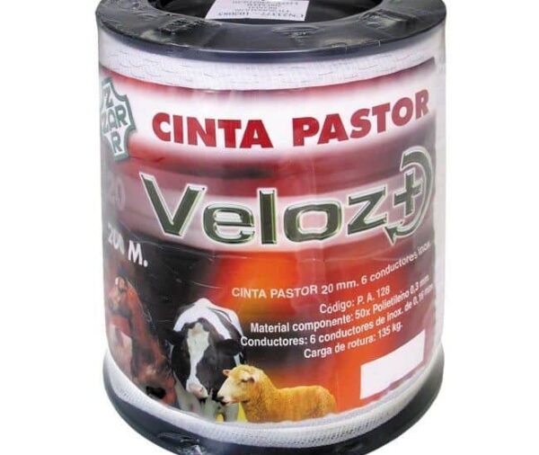 Cinta conductora 20 mm 200 m blanca