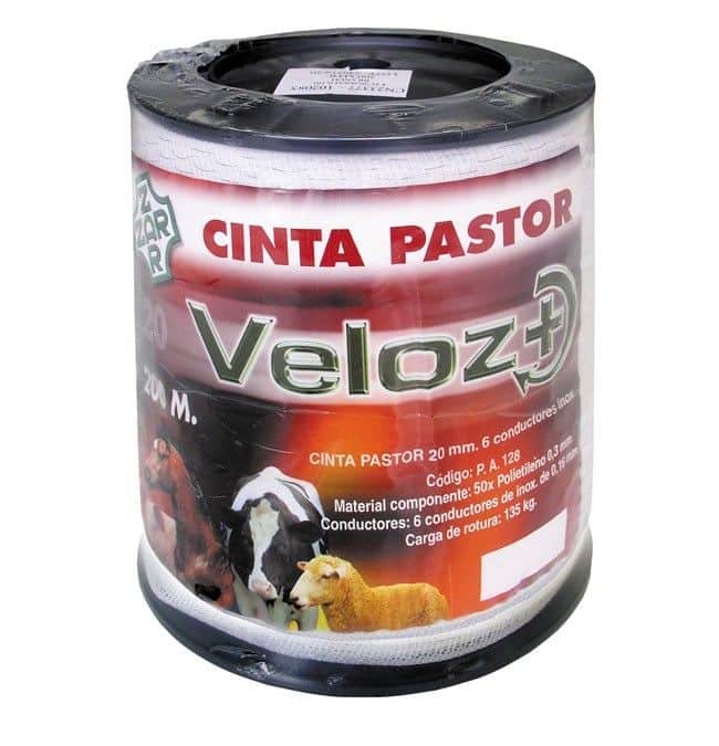 Cinta conductora 20 mm 200 m blanca